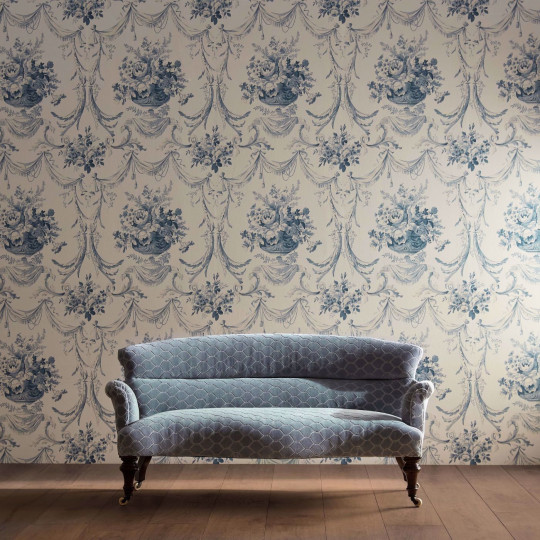 Sanderson Wallpaper Andromedas Cup - Olympic Blue