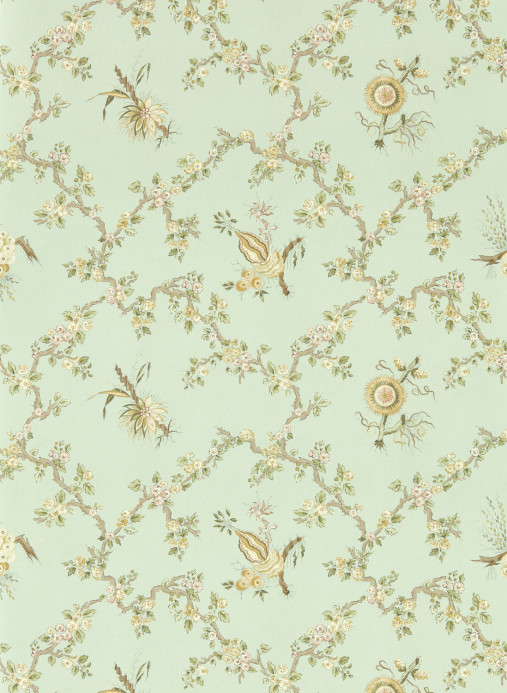 Sanderson Wallpaper Trelliage - Aphrodite/ Blush