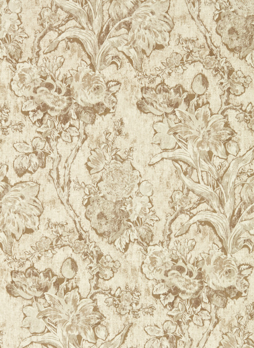 Sanderson Tapete Fringed Tulip Toile - Jute