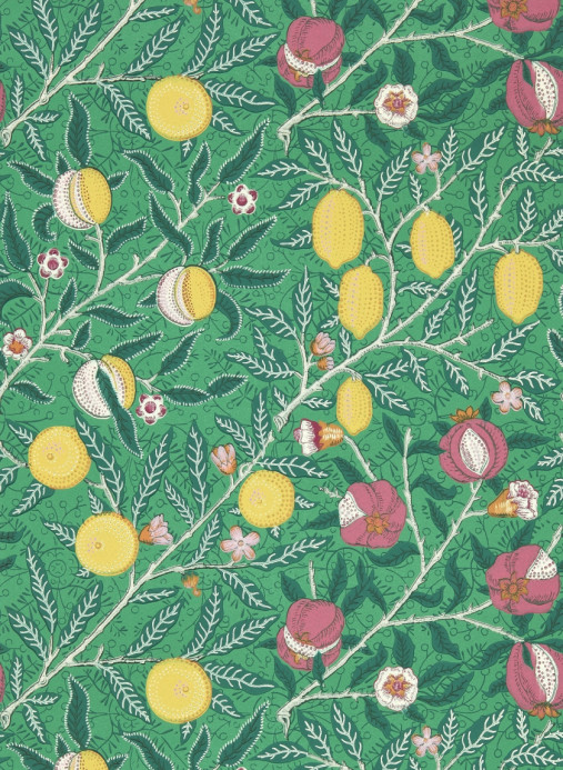 Morris & Co Tapete Fruit - Tangled Green