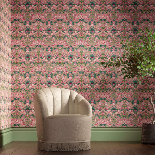 Morris & Co Wallpaper Strawberry Thief