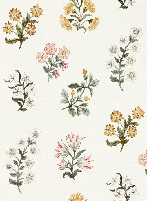 Clarke & Clarke Wallpaper Leiden - Blush/ Ochre