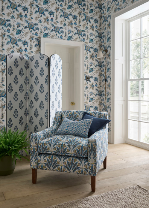 Clarke & Clarke Wallpaper Sizergh - Denim