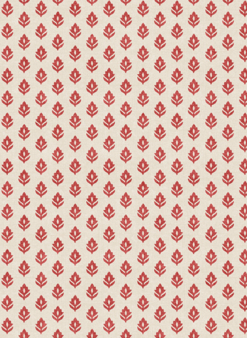 Coordonne Tapete Clover - Red