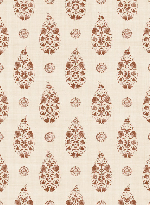 Coordonne Wallpaper Paisley - Clay