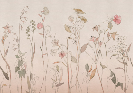 Coordonne Mural Countryside - Pink