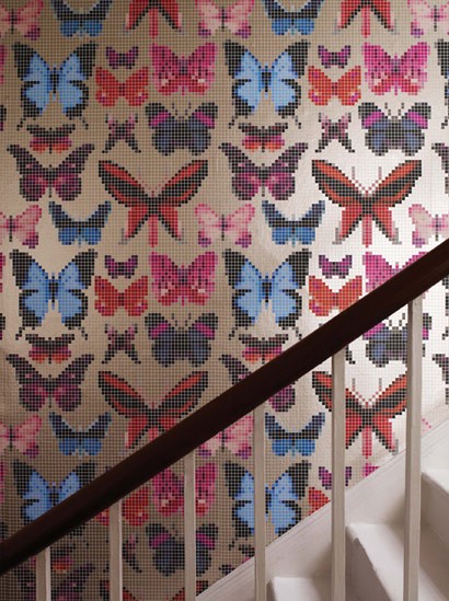 Tapete Butterfly House - Designtapete von Osborne & Little