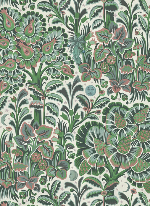 House of Hackney Wallpaper Moon Garden Magna - Tourmaline