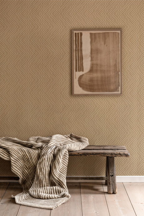 Coordonne Wallpaper Interwoven - Sand