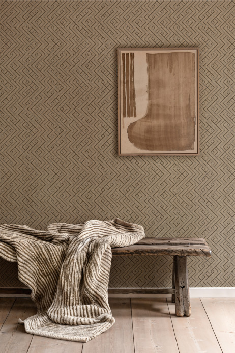 Coordonne Wallpaper Interwoven - Mole