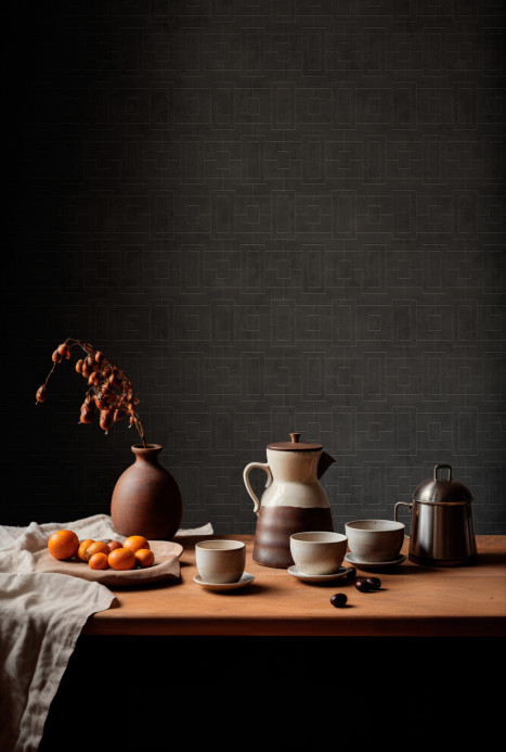 Coordonne Carta da parati Fretwork - Slate