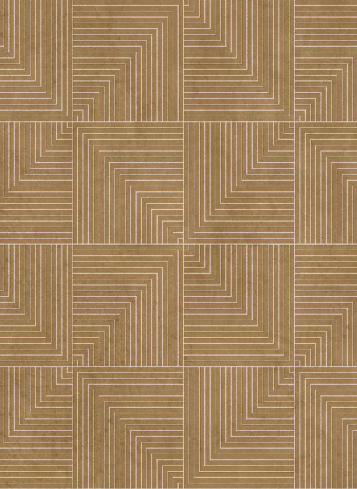 Coordonne Papier peint Tetragonal - Sand