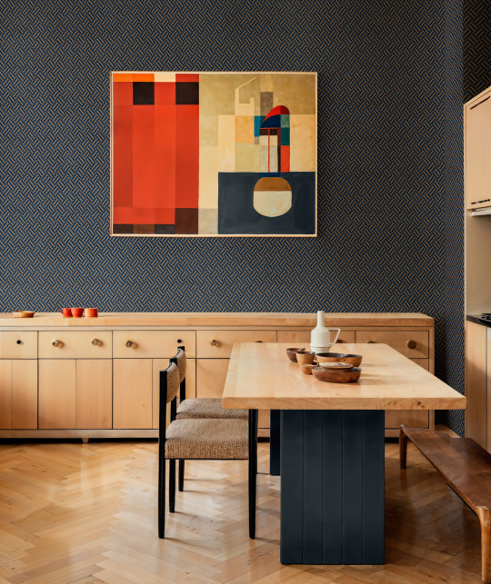 Coordonne Wallpaper Crosshatch - Ultramarine