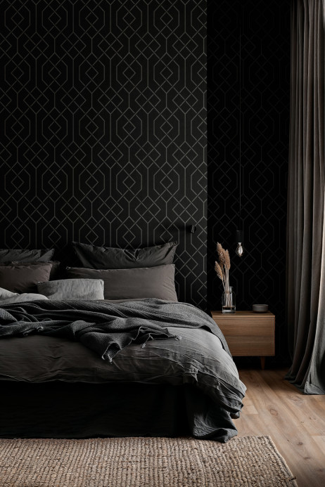 Coordonne Wallpaper Trellis - Slate