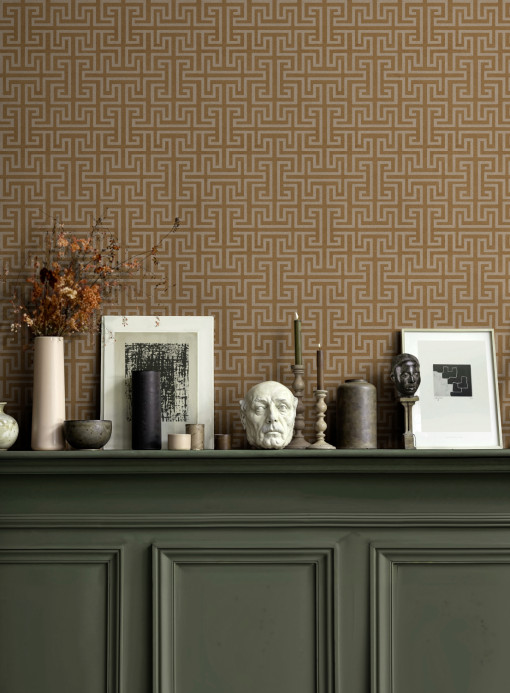 Coordonne Carta da parati Maze - Sand