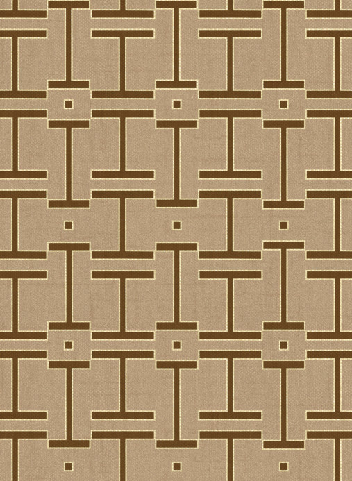 Coordonne Carta da parati Grid - Sand