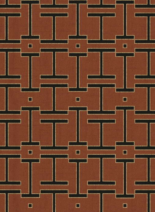 Coordonne Wallpaper Grid - Clay