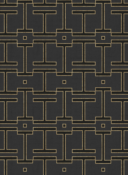 Coordonne Wallpaper Grid - Slate