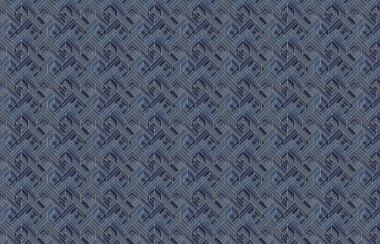 Coordonne Carta da parati Hexagonal - Ultramarine