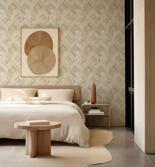 Coordonne Wallpaper Hexagonal - Cotton