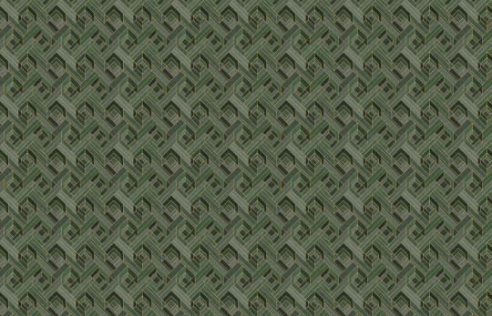 Coordonne Carta da parati Hexagonal - Emerald