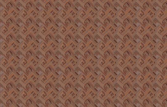 Coordonne Carta da parati Hexagonal - Clay