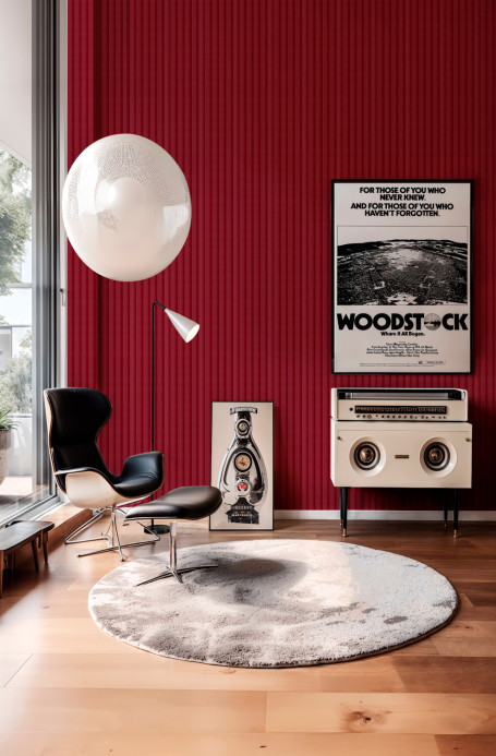 Coordonne Carta da parati 3D Decibel - Scarlet