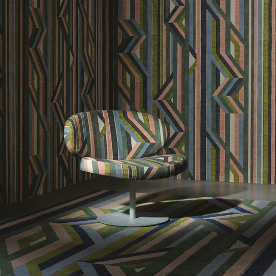 Christian Lacroix Tapete Reflets Sur Le Rhone Grasscloth - Vert Riziere