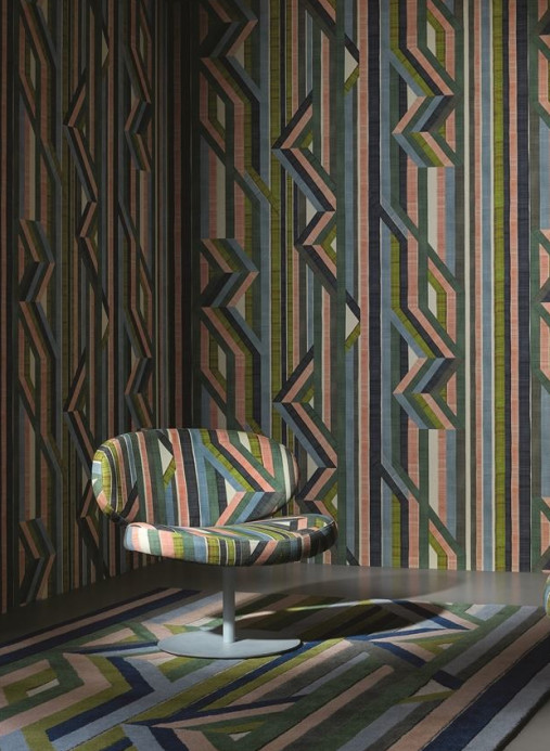 Christian Lacroix Wallpaper Reflets Sur Le Rhone Grasscloth