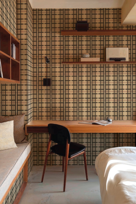 Coordonne Wallpaper Clan's Check - Sunny