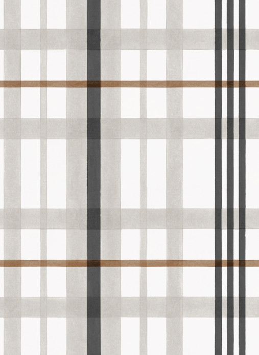Coordonne Wallpaper Clan's Check - Black