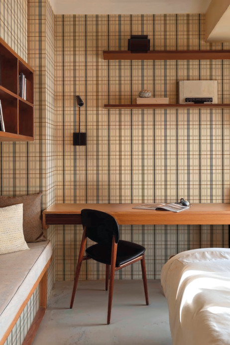 Coordonne Wallpaper Clan's Check - Black