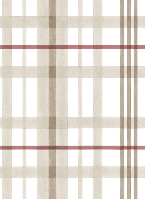 Coordonne Wallpaper Clan's Check - Bone