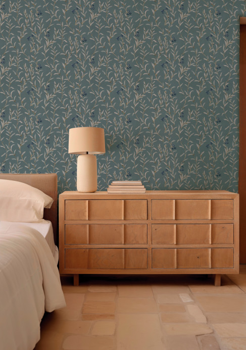 Coordonne Papier peint Wild Blackthorn - Sapphire