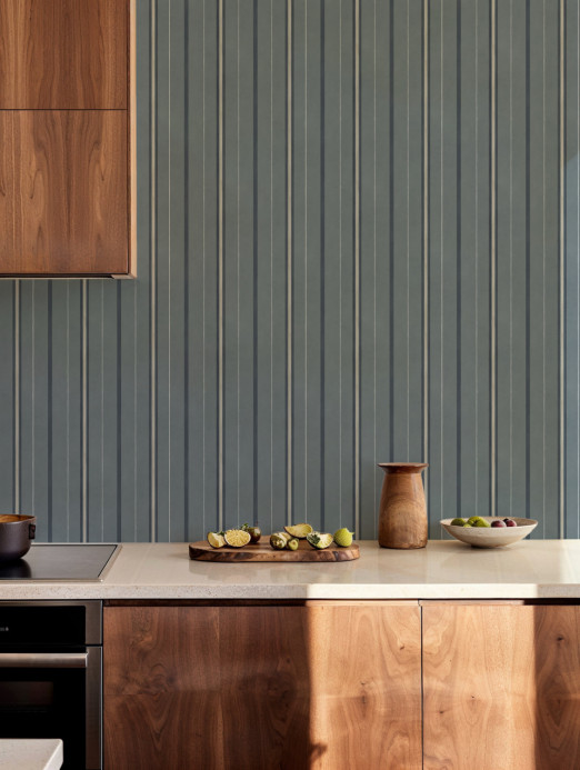 Coordonne Tapete Rolling Stripes - Sapphire