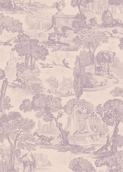 Cole & Son Papier peint Versailles - Mulberry