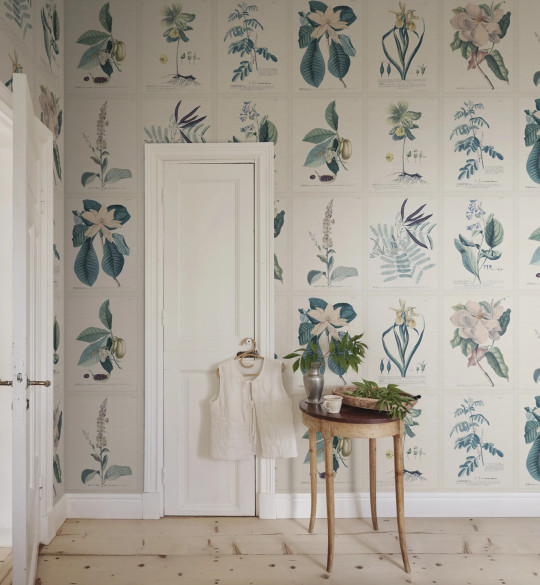 Sandberg Wandbild Flora - Blue