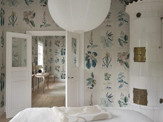 Sandberg Wandbild Flora - Blue
