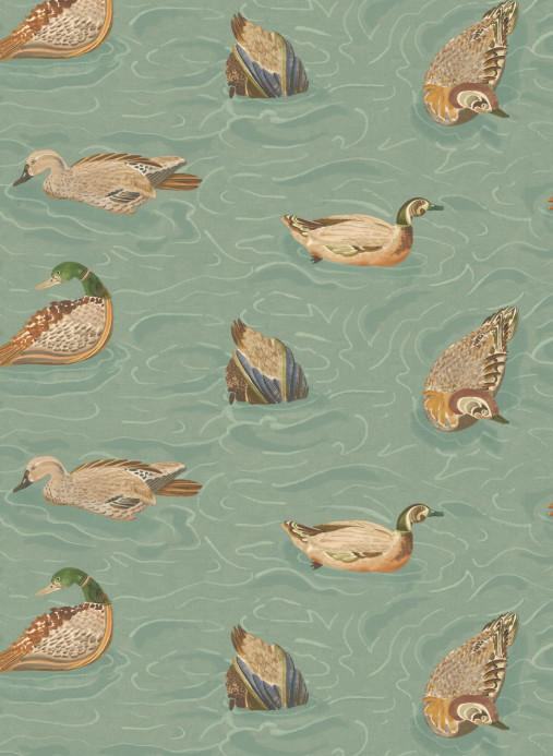 Mulberry Home Tapete Duck Pond - Teal