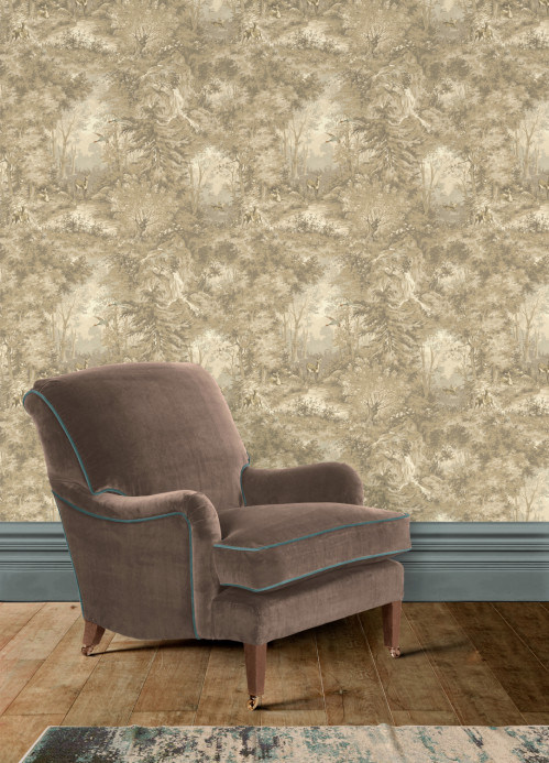 Mulberry Home Carta da parati Mulberry Woodland