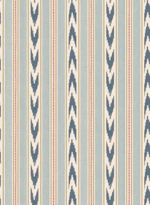 Mulberry Home Tapete Newport Stripe - Blue/ Red