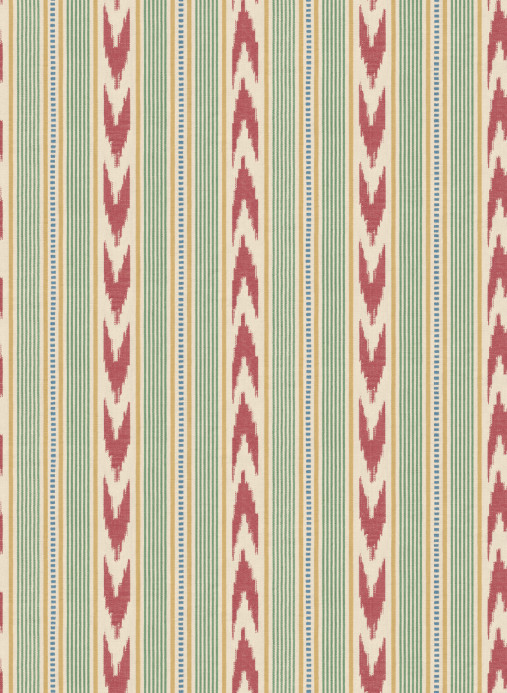 Mulberry Home Tapete Newport Stripe - Red/ Green