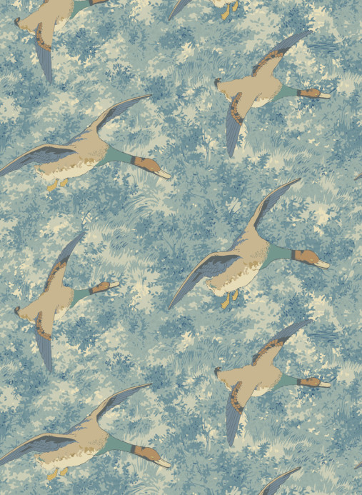 Mulberry Home Tapete Forest Ducks - Blue