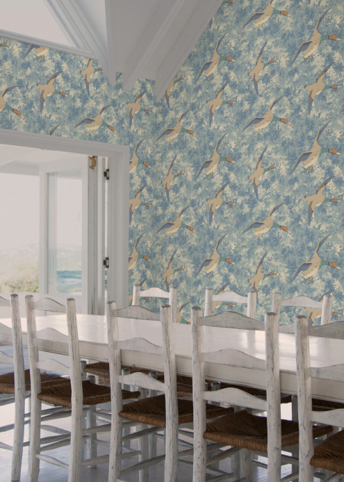 Mulberry Home Tapete Forest Ducks - Blue