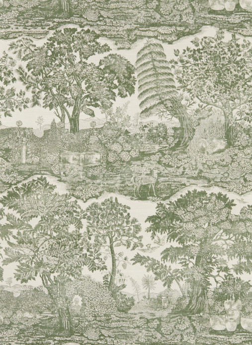 Sanderson Tapete Highgrove Toile - Yew Green