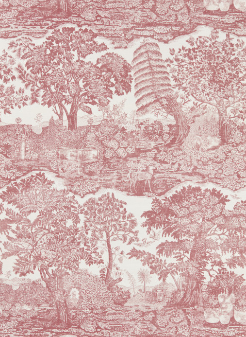 Sanderson Tapete Highgrove Toile - Madder Rose