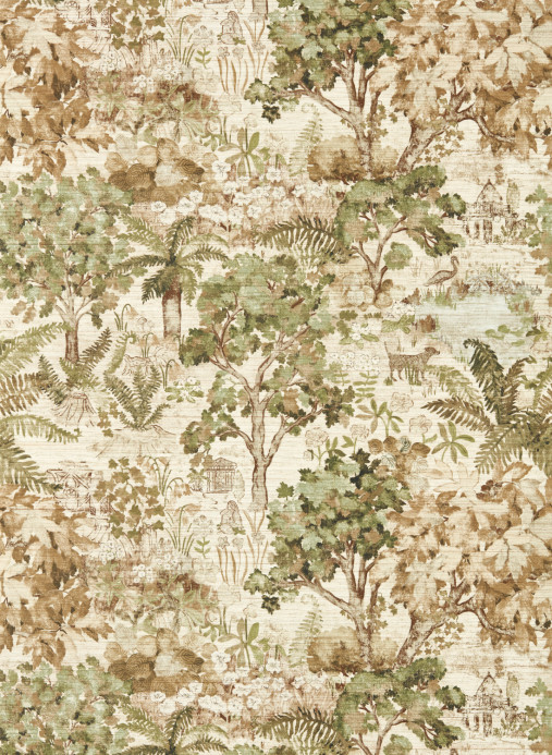 Sanderson Tapete The Stumpery - Lichen