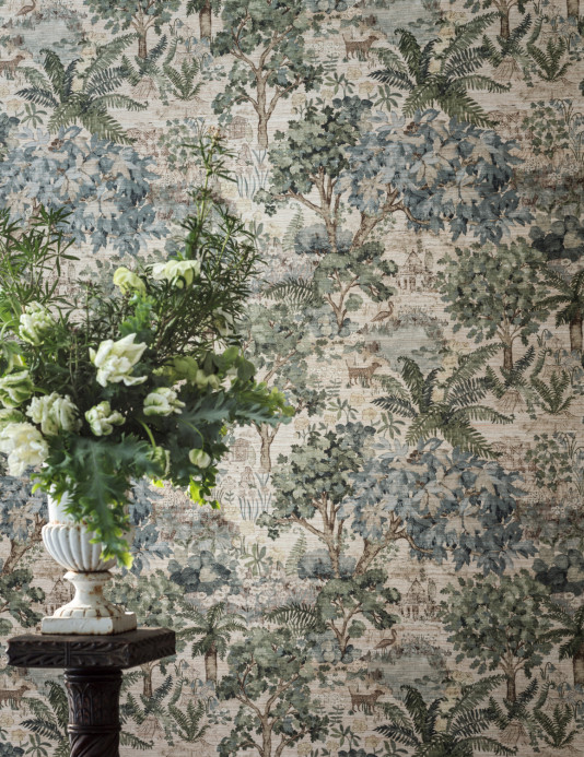 Sanderson Carta da parati The Stumpery