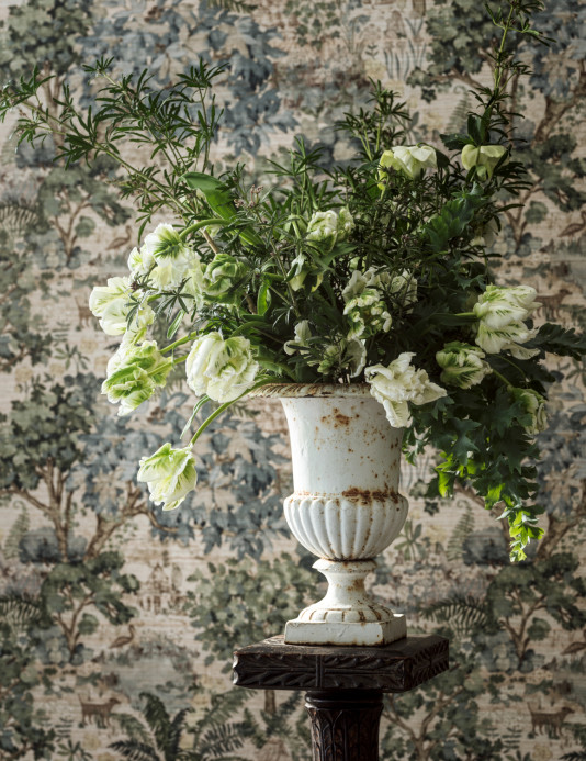 Sanderson Carta da parati The Stumpery