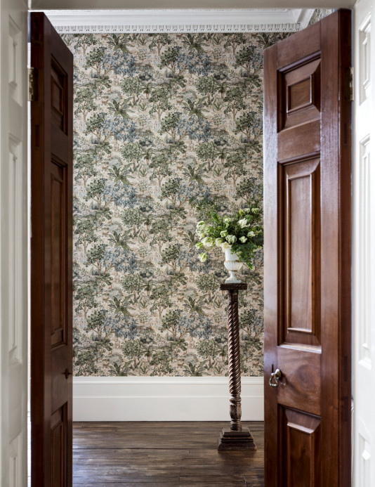 Sanderson Carta da parati The Stumpery